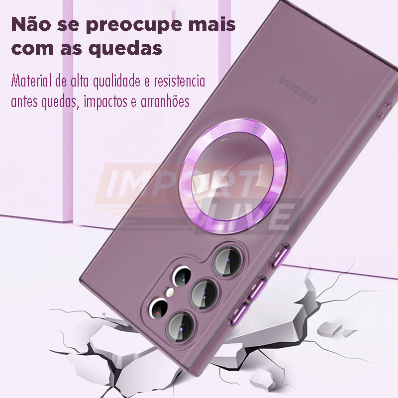 Capa Full Style Magsafe com Protetor de Lentes - Samsung