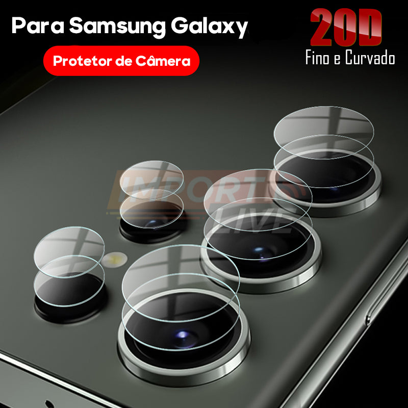 Hyper Lentes Protetoras de Câmera para Samsung Galaxy - PROMOÇÃO EXCLUSIVA: COMPRE 1, LEVE 3