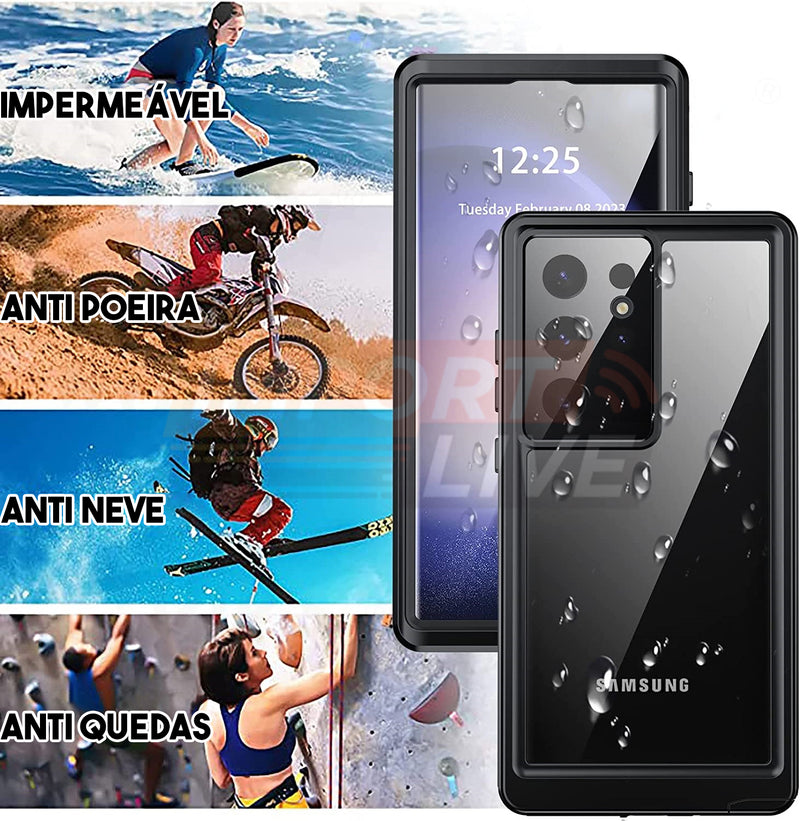 Case Blindada Samsung a prova d'água + Brinde