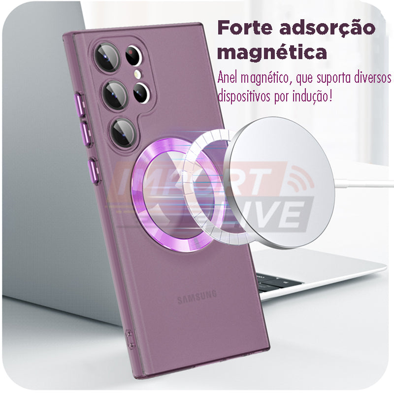 Capa Full Style Magsafe com Protetor de Lentes - Samsung