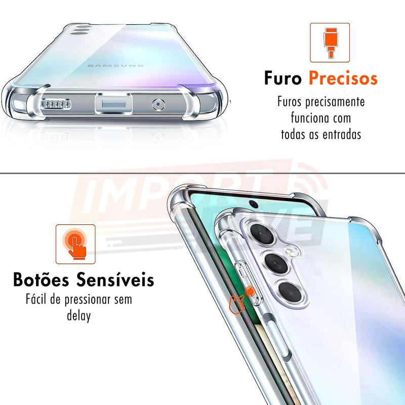 Case Clear Slim - para Samsung Linha A