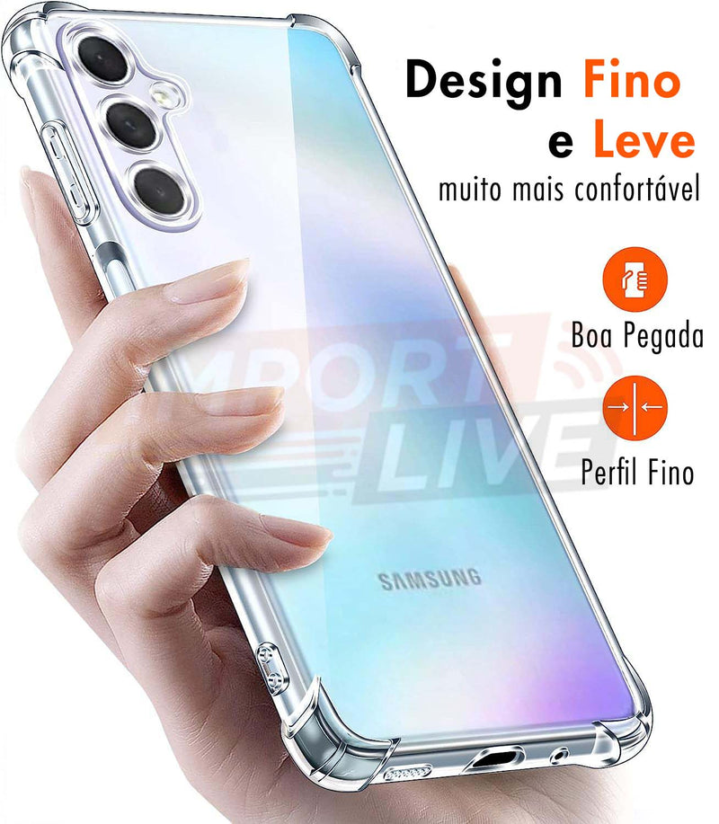Case Clear Slim - para Samsung Linha S & Note