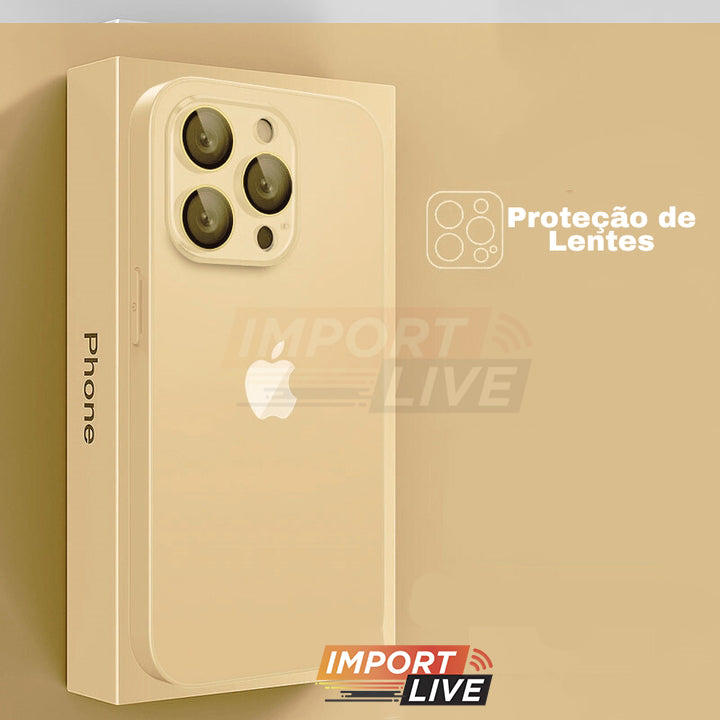 Capa Fashion Fosco Luxo - Para iPhone Linha 15
