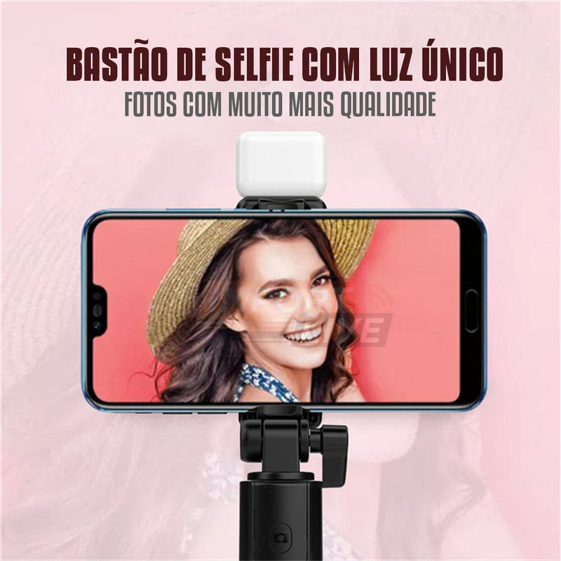 Bastão de Selfie Multifuncional Pro Live