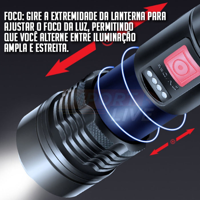 ÚLTIMAS UNIDADES - Lanterna Laser Titanium® - Á Prova de água