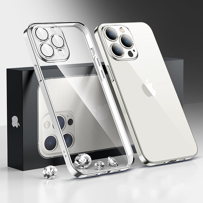 Capa Soft Blindada com Proteção para as Lentes iPhone - Linha 11, 12 & 13 Mini
