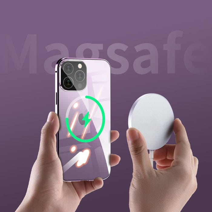 Case Magnética Blindada iPhone Dupla Proteção 360º C/ Proteção na Camera e Trava de Segurança