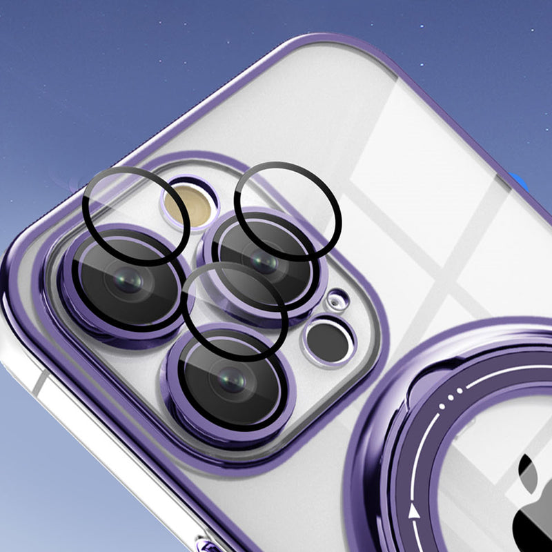 Case Cristalina Elegancy Luxury iPhone - com Suporte 360º