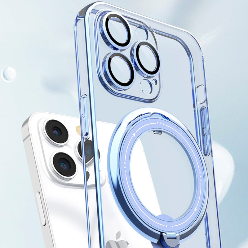 Case Cristalina Elegancy Luxury iPhone - com Suporte 360º