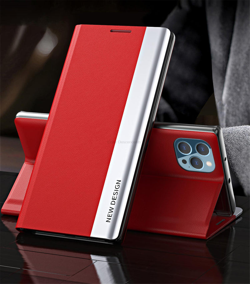 Case Couro Plating 360° - para Xiaomi