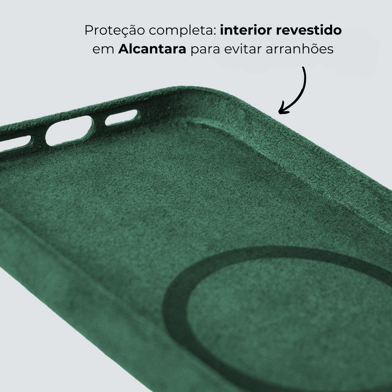 Alcantara Case - Verde Meia-Noite