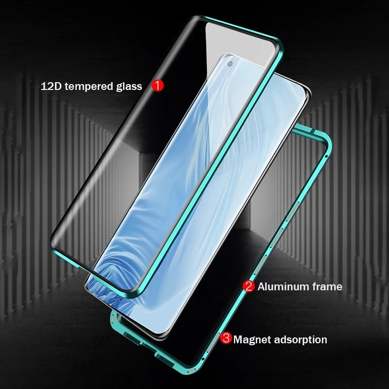 Case Magnética Blindada Xiaomi  Dupla Proteção 360º Capinha de Xiaomi Linha POCO