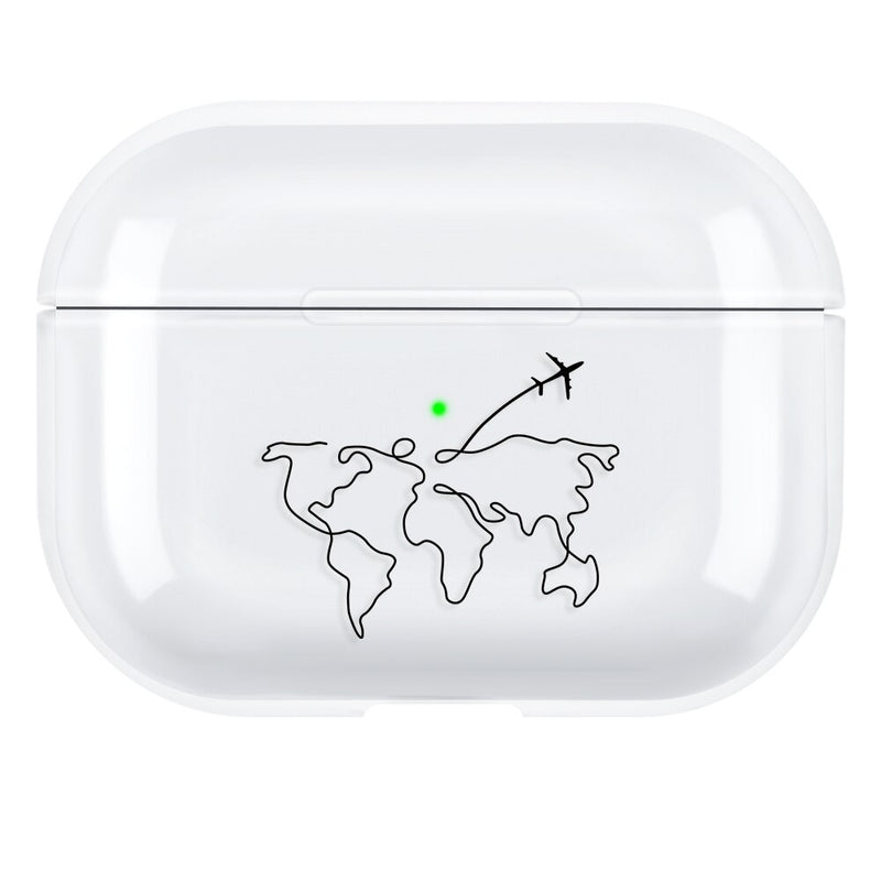 Case Transparente World para AirPods Pro 3