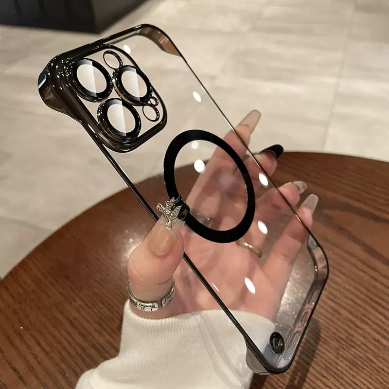 Case Magsafe Slim Glass Premium iPhone