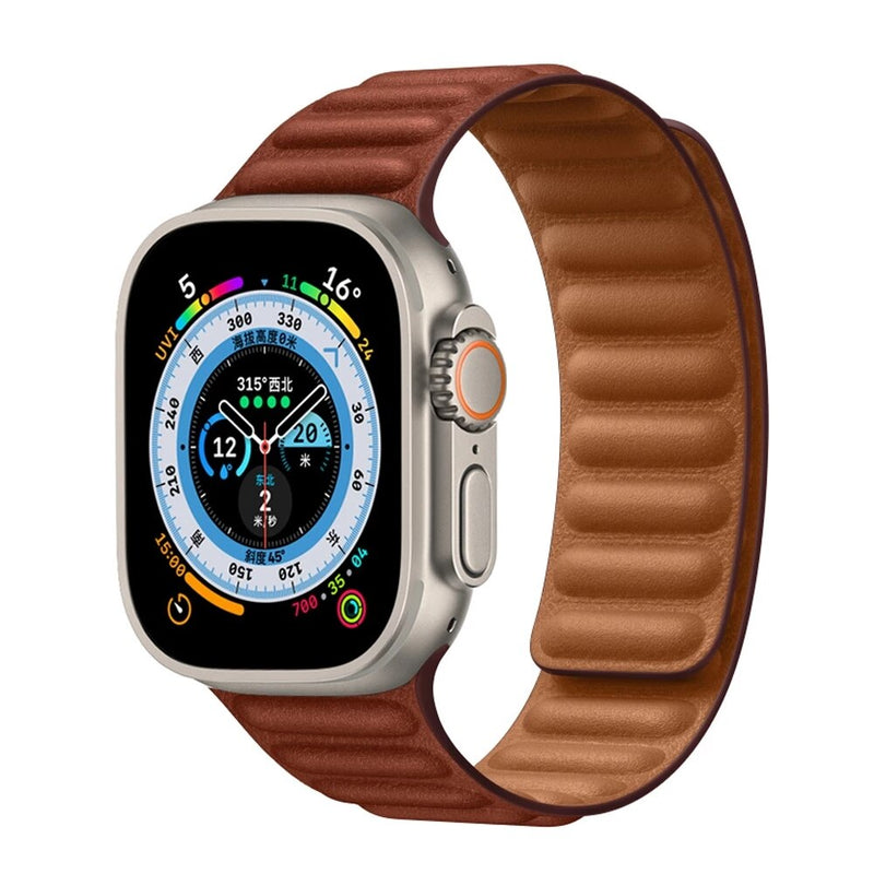 Pulseira Soft Couro e Silicone para Apple Watch