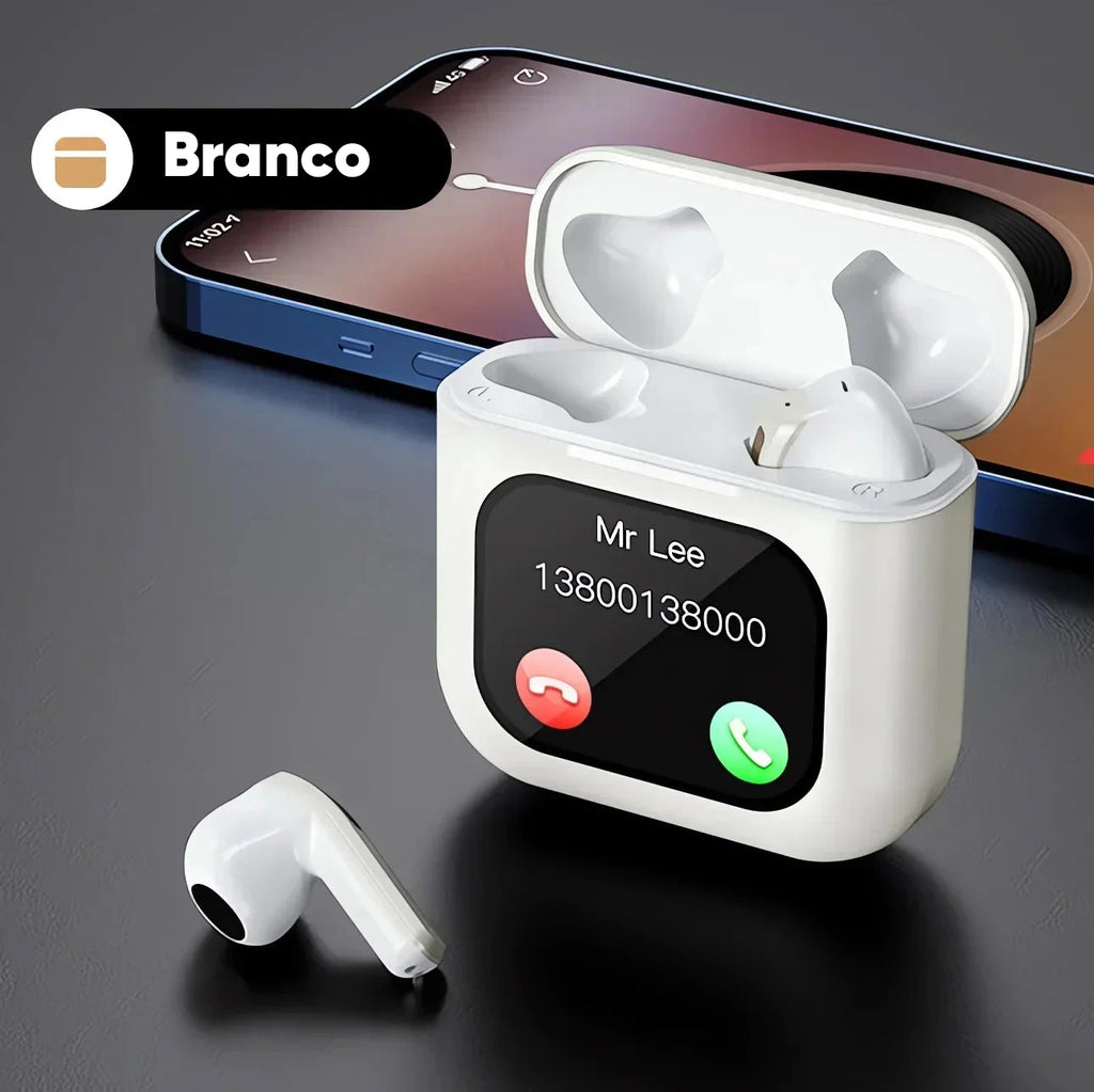 Fone Bluetooth New Era Tech | Tela LED, Memória Interna e Cancelamento