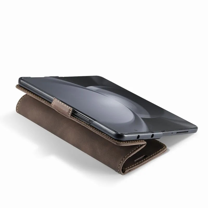 Case Couro Live Betters com Carteira Embutida - para Samsung Galaxy Z Fold 5 & 6
