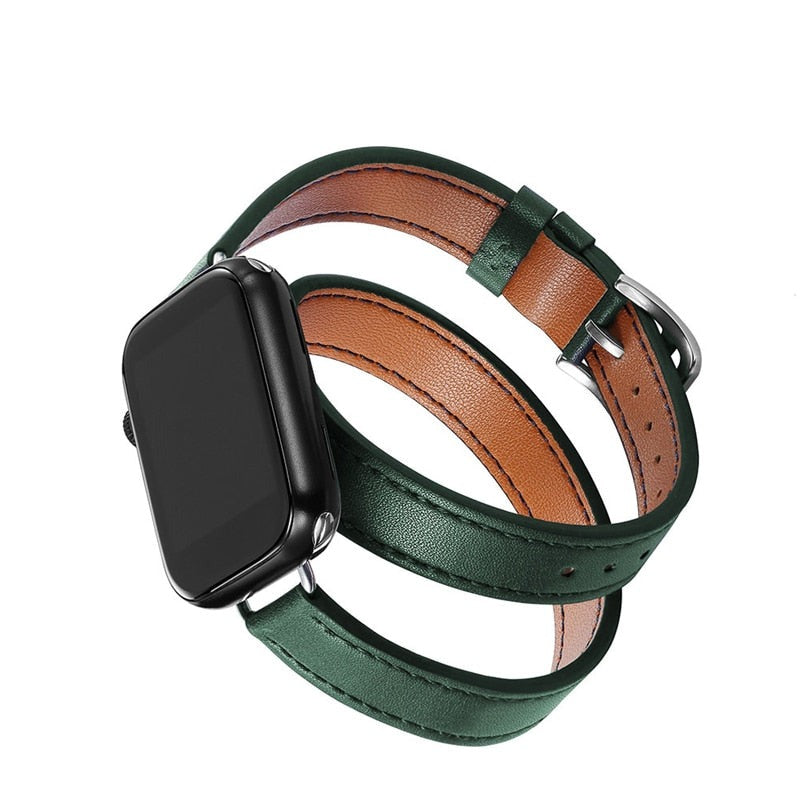 Pulseira Couro Slim Premium para Apple Watch