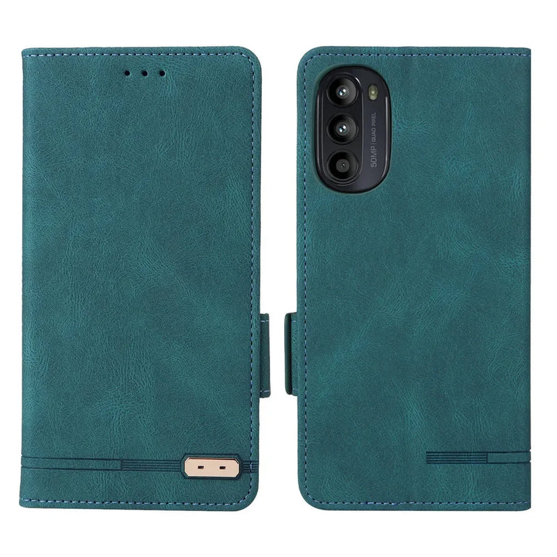 Case Couro 360° com Slot para cartões - Motorola Linha G