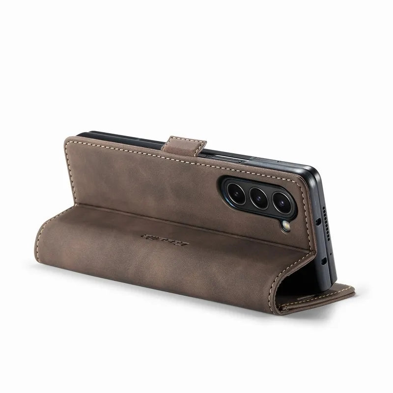 Case Couro Live Betters com Carteira Embutida - para Samsung Galaxy Z Fold 5 & 6