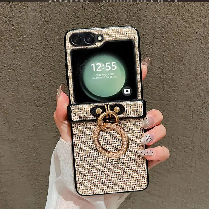 Case/Capa Diamond para Samsung Galaxy Z Flip - Series Luxurious