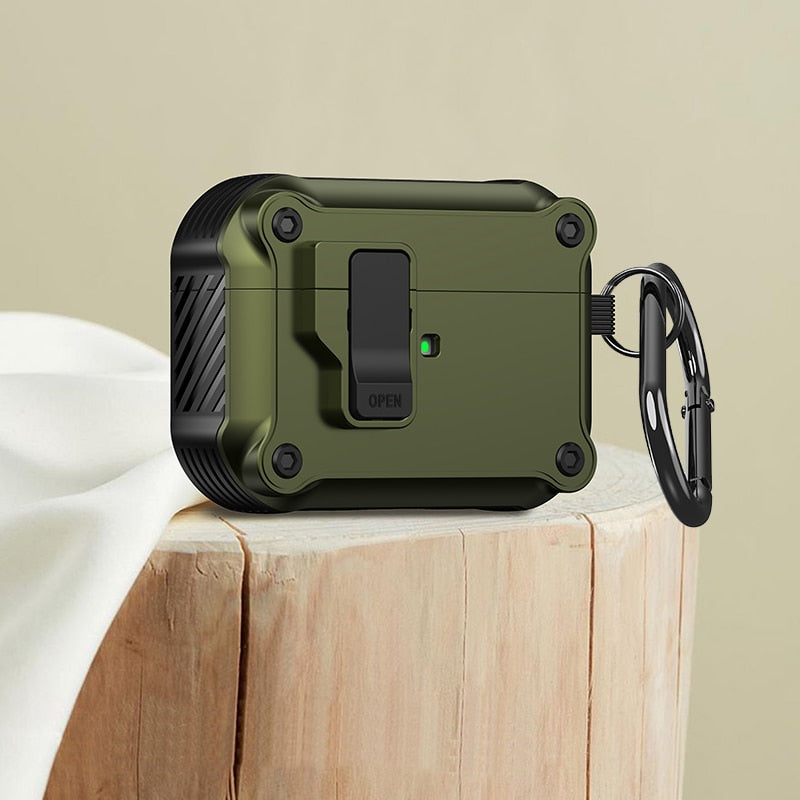 Case Carbon Shockproof - Para Apple Airpods