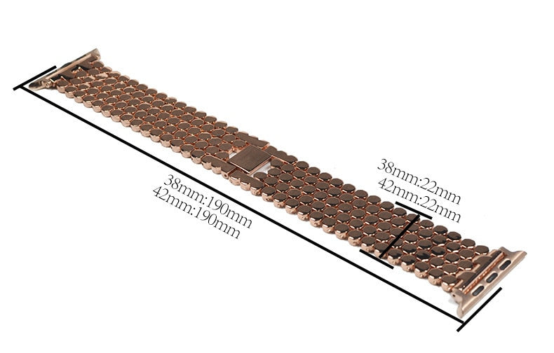 Pulseira Diamantes Brilhantes de Luxo - Para Apple Watch