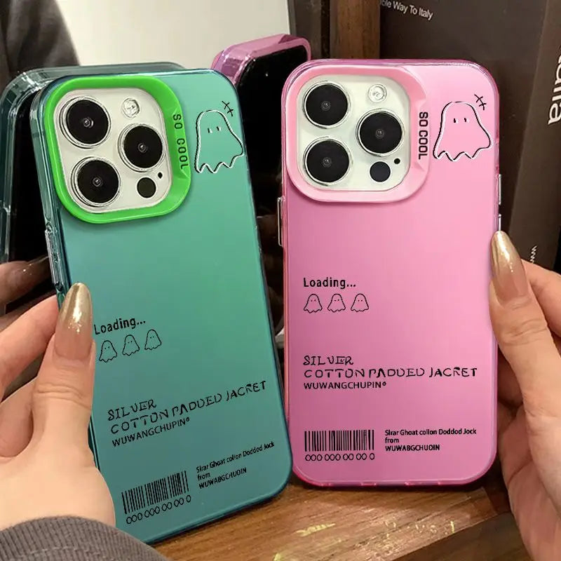 Case Cute Ghost - Para iPhone