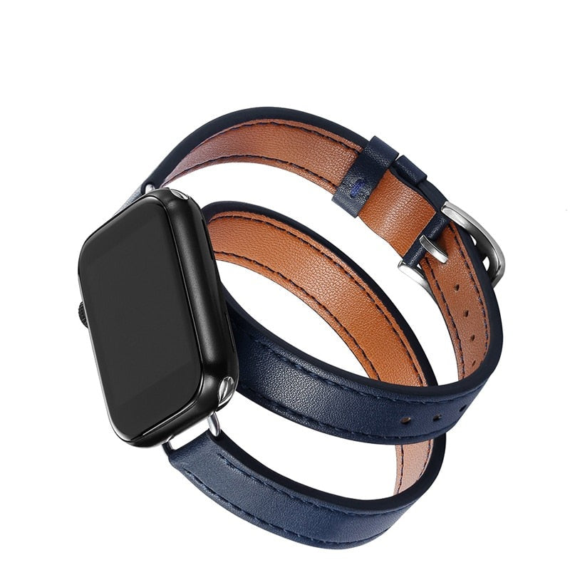 Pulseira Couro Slim Premium para Apple Watch