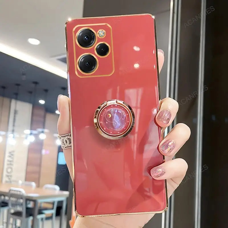 Case Plating Ring Luxury - para Xiaomi