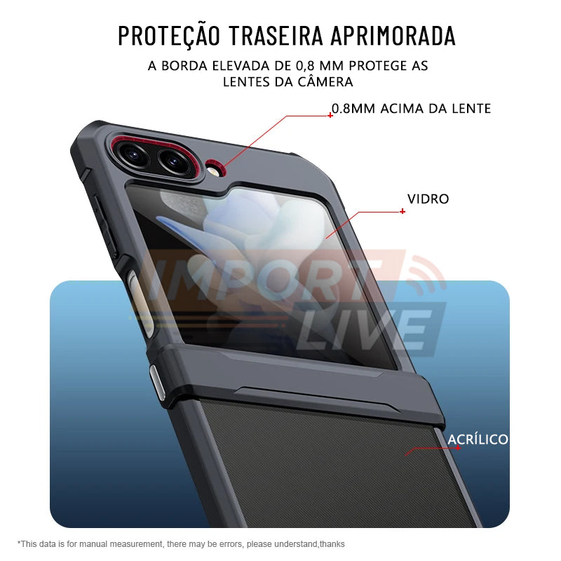 Case Z Flip Blindada - Para Samsung Z Flip