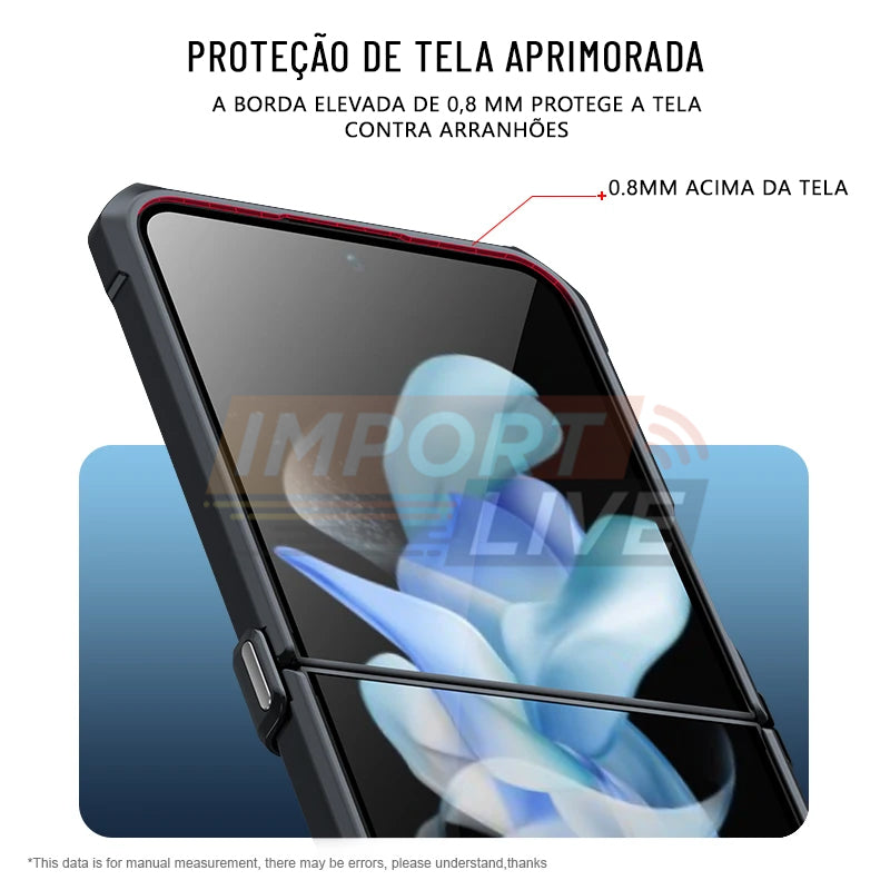 Case Z Flip Blindada - Para Samsung Z Flip