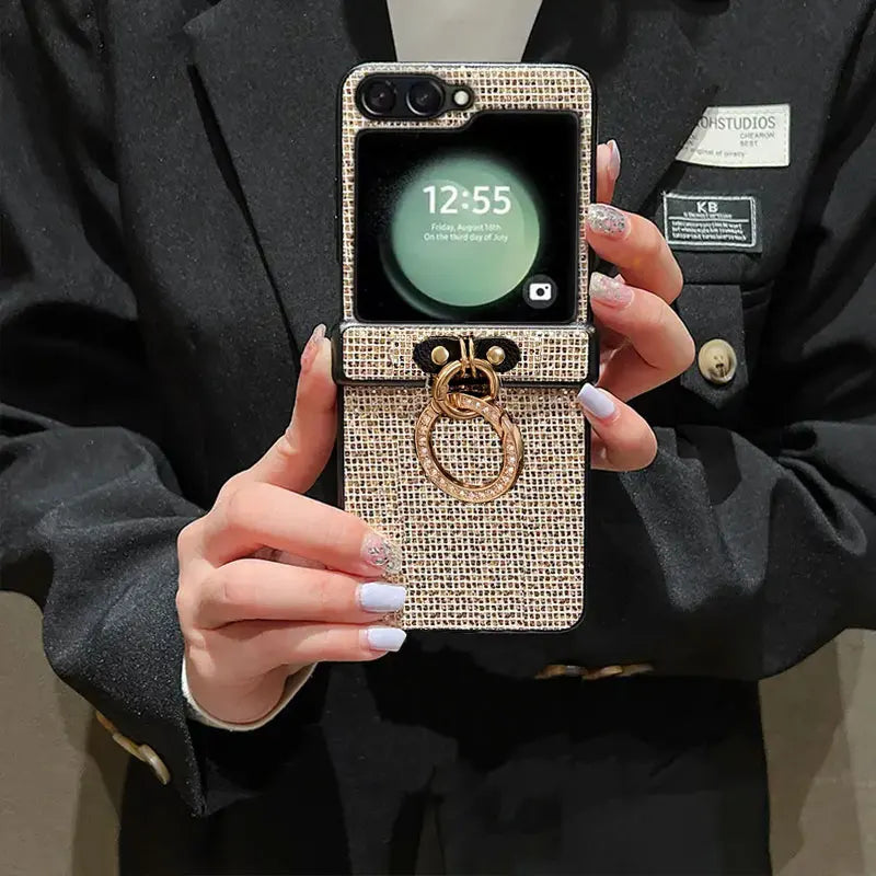 Case/Capa Diamond para Samsung Galaxy Z Flip - Series Luxurious