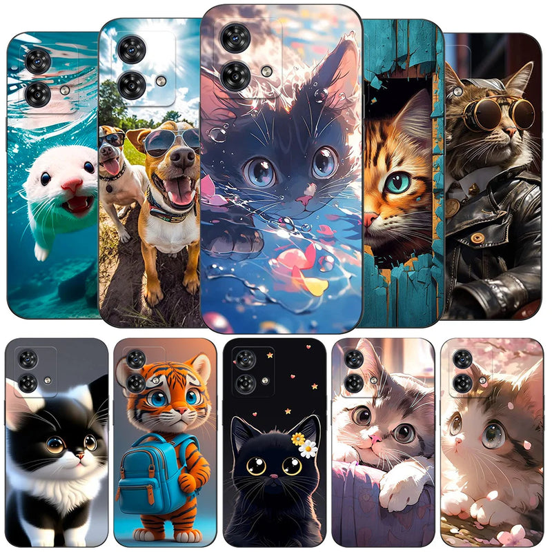 Case Funny Animals - Para Motorola G84