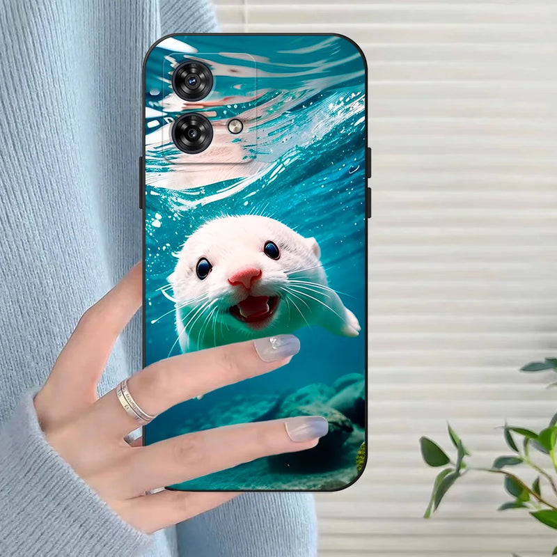 Case Funny Animals - Para Motorola G84