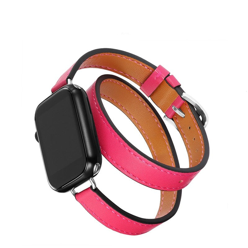 Pulseira Couro Slim Premium para Apple Watch