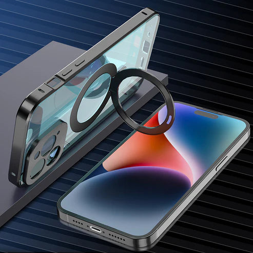 Case Soft Blindada Plus iPhone | Vidro Temperado & Suporte Ajustável
