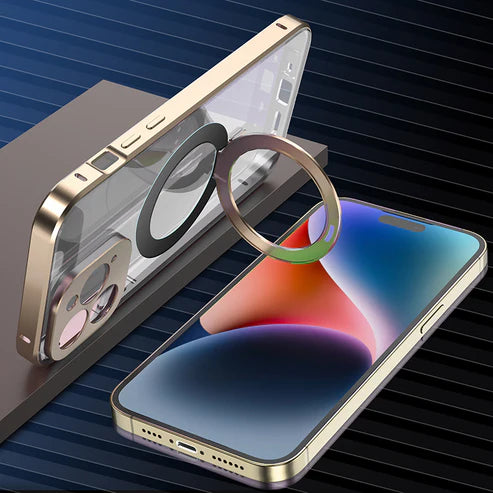 Case Soft Blindada Plus iPhone | Vidro Temperado & Suporte Ajustável