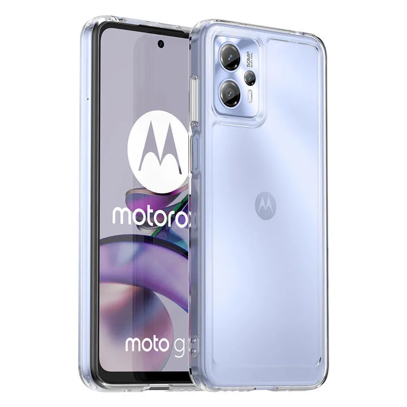 Case Colorful Clear - para Motorola Linha G