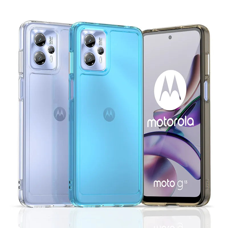 Case Colorful Clear - para Motorola Linha G