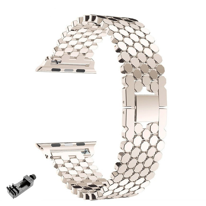 Pulseira Diamantes Brilhantes de Luxo - Para Apple Watch