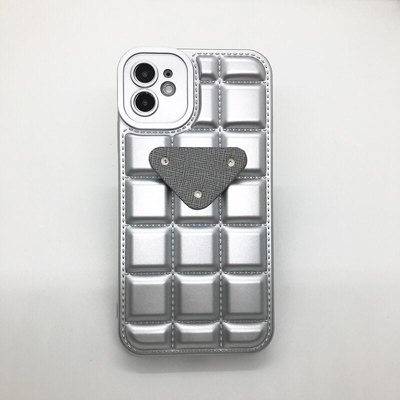 Case Squares Design 3D - Para iPhone