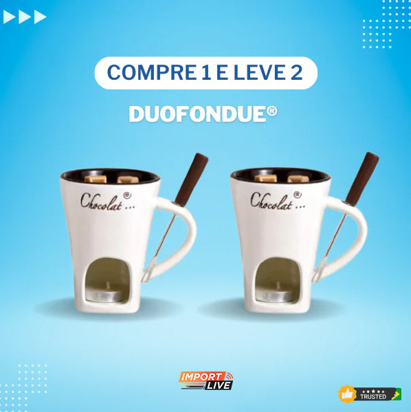 (Compre 1 e Leve 2) Caneca DuoFondue® + 2 Garfos