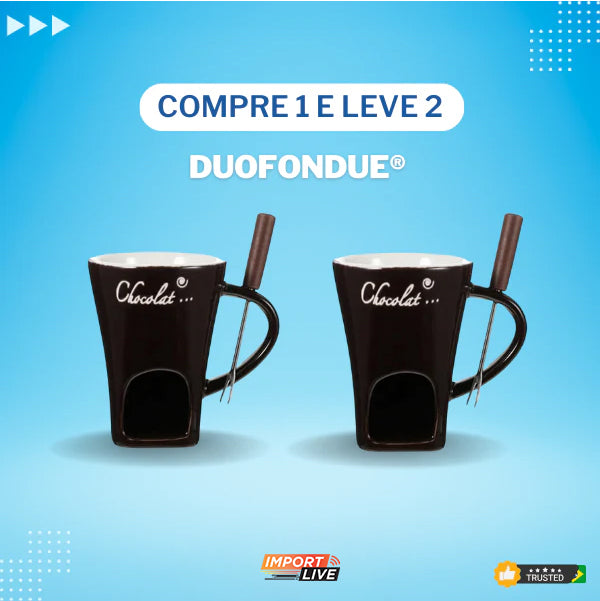 (Compre 1 e Leve 2) Caneca DuoFondue® + 2 Garfos