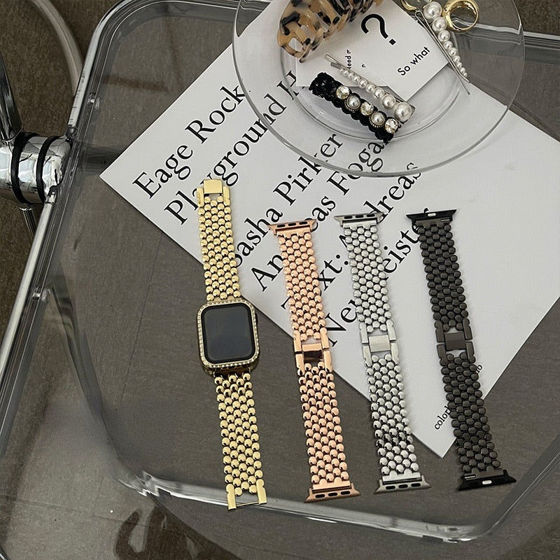 Pulseira Diamantes Brilhantes de Luxo - Para Apple Watch