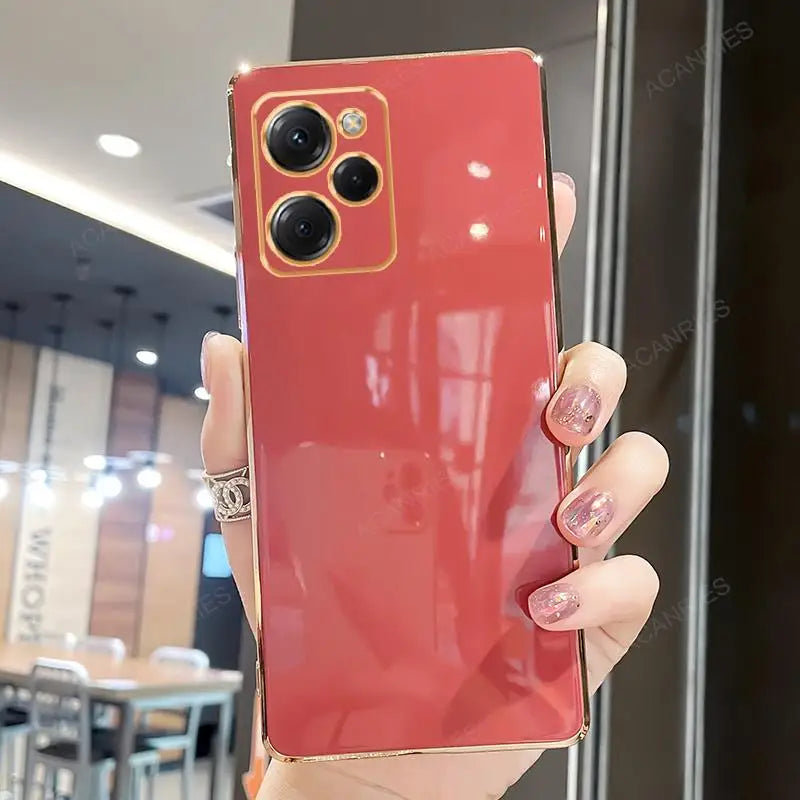 Case Plating Ring Luxury - para Xiaomi