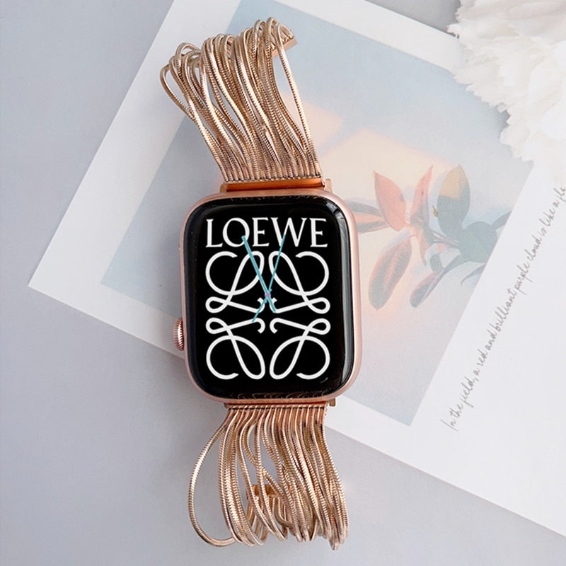 Pulseira Steel Luxury para Apple Watch