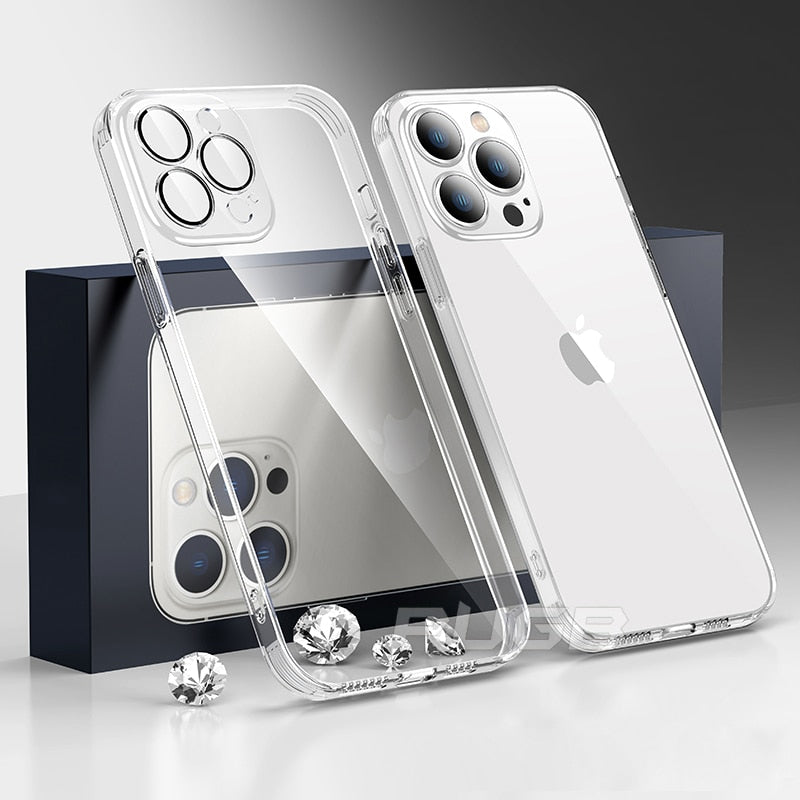 Capa Soft Blindada com Proteção para as Lentes iPhone - Linha 11, 12 & 13 Mini