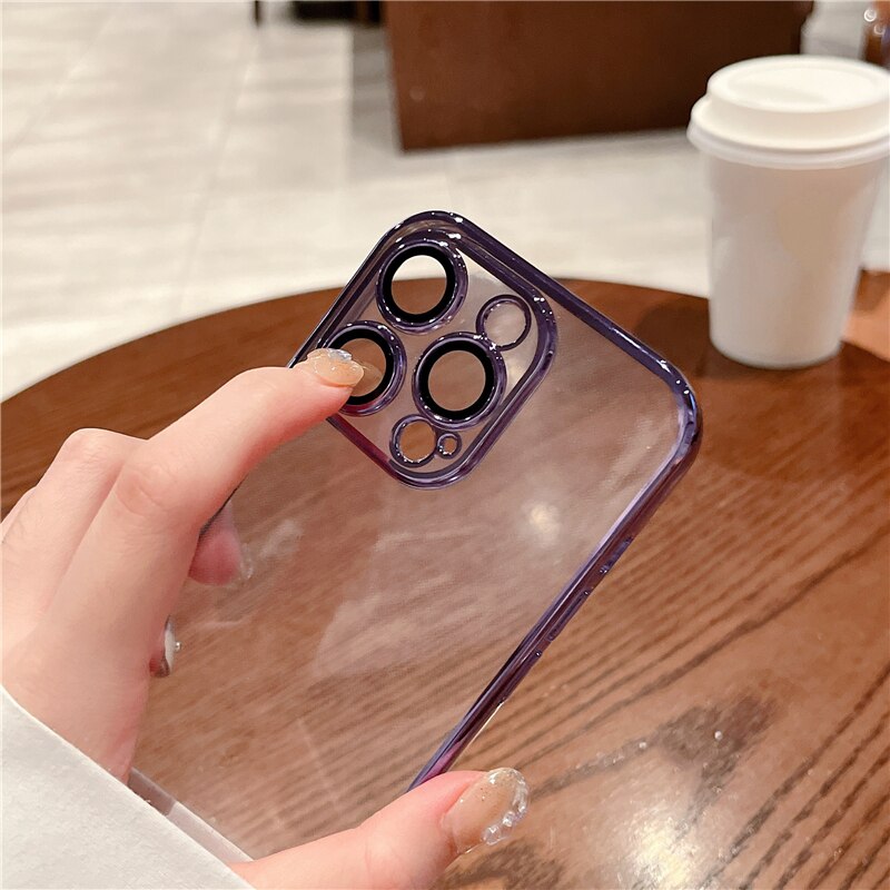 Capa Soft Blindada com Proteção para as Lentes iPhone - Linha 11, 12 & 13 Mini