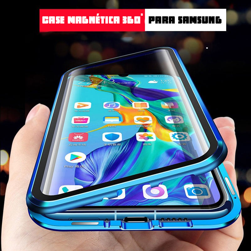 Case Magnética Blindada Samsung Dupla Proteção 360º Capinha de Samsung - Linha S21, S22, S23 & S24